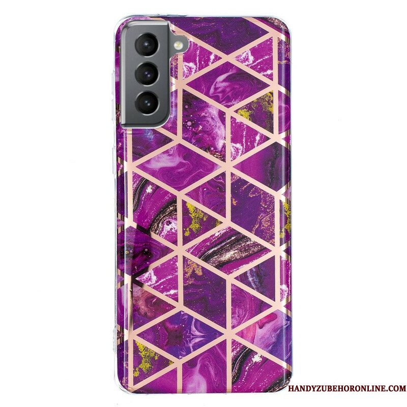 Hoesje voor Samsung Galaxy S21 FE Ultradesign Marmer