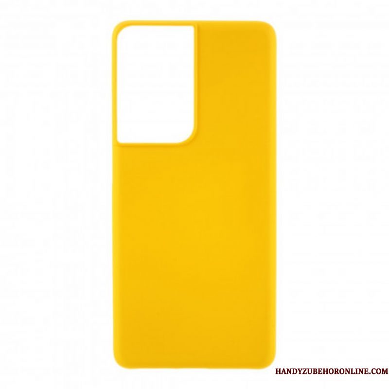 Hoesje voor Samsung Galaxy S21 Ultra 5G Rubber Meer