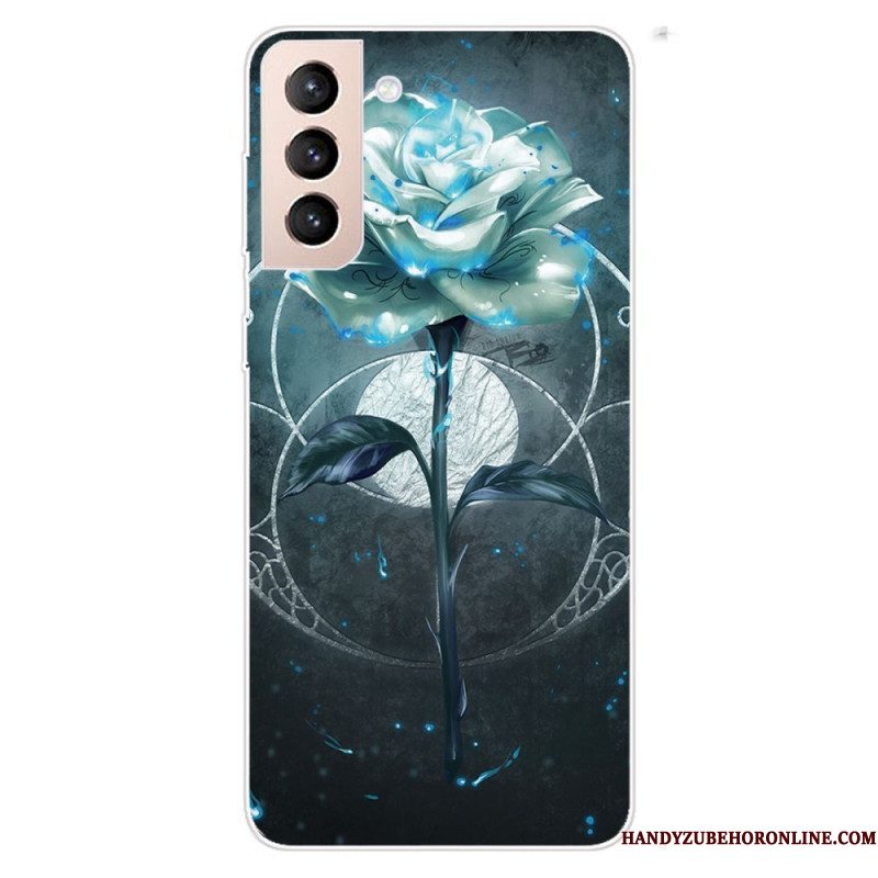 Hoesje voor Samsung Galaxy S22 5G Flexibele Bloemen