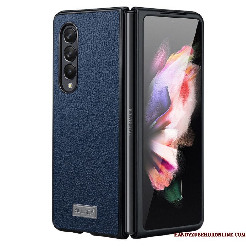 Hoesje voor Samsung Galaxy Z Fold 4 Sulada Litchi Kunstleer