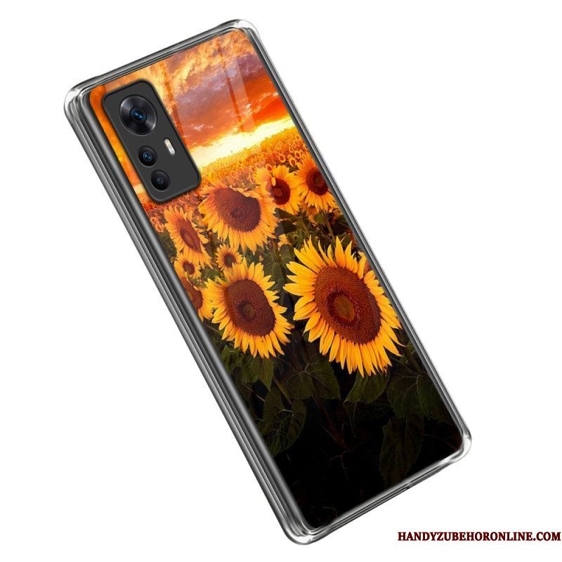 Hoesje voor Xiaomi 12T / 12T Pro Variatie Zonnebloemen