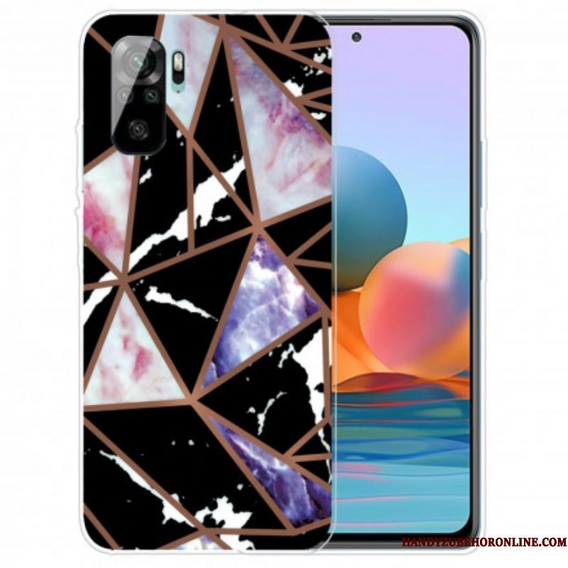 Hoesje voor Xiaomi Redmi Note 10 / 10S Ontwerper Marmer