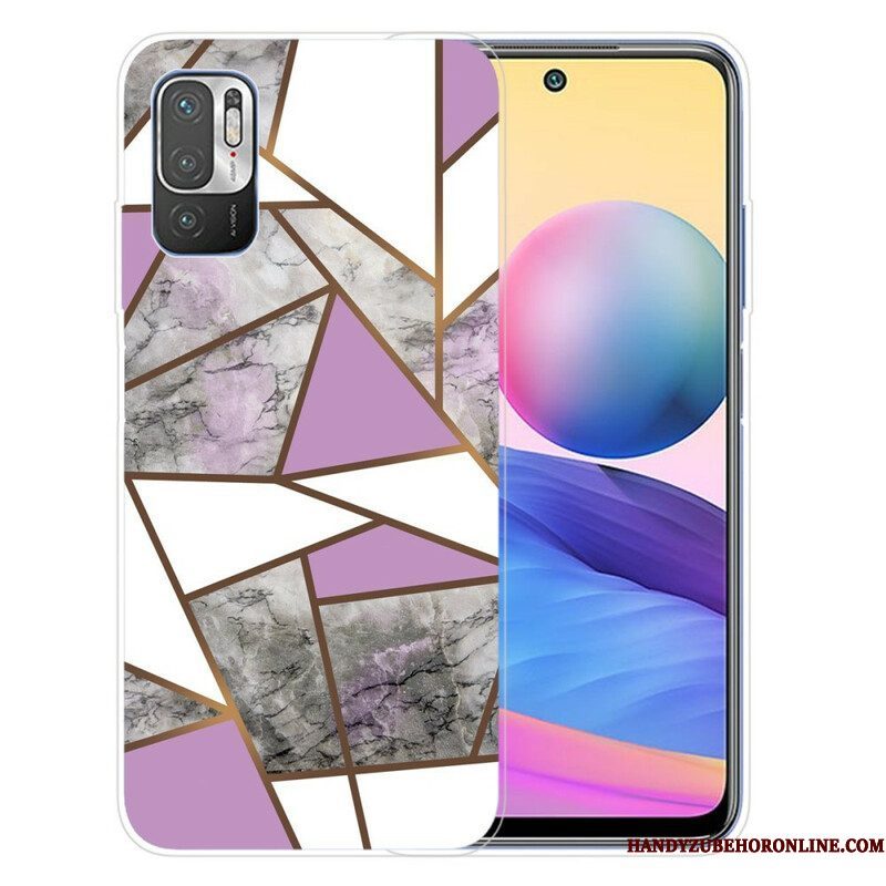 Hoesje voor Xiaomi Redmi Note 10 5G Geometrisch Marmer