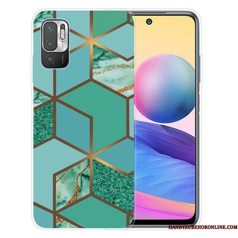 Hoesje voor Xiaomi Redmi Note 10 5G Geometrisch Marmer