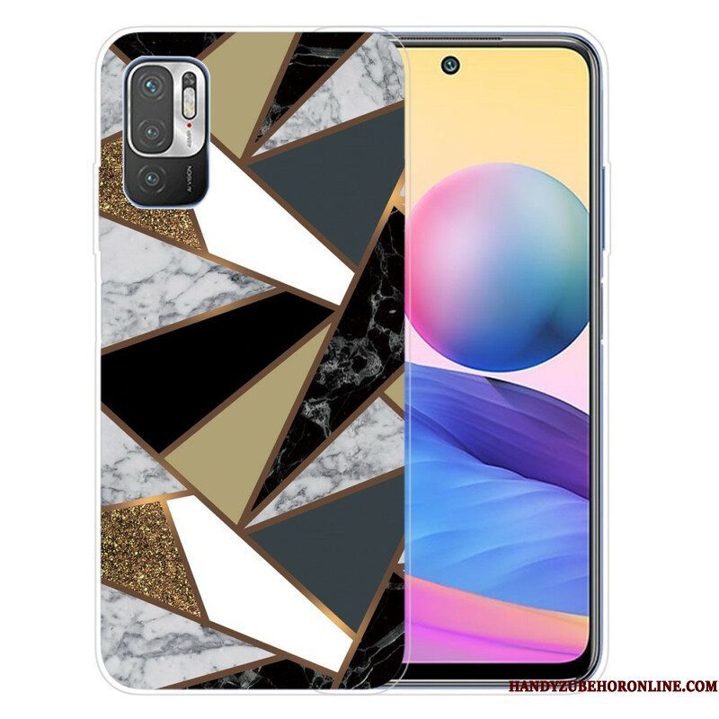 Hoesje voor Xiaomi Redmi Note 10 5G Geometrisch Marmer