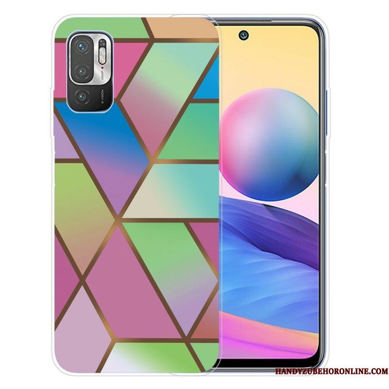 Hoesje voor Xiaomi Redmi Note 10 5G Geometrisch Marmer