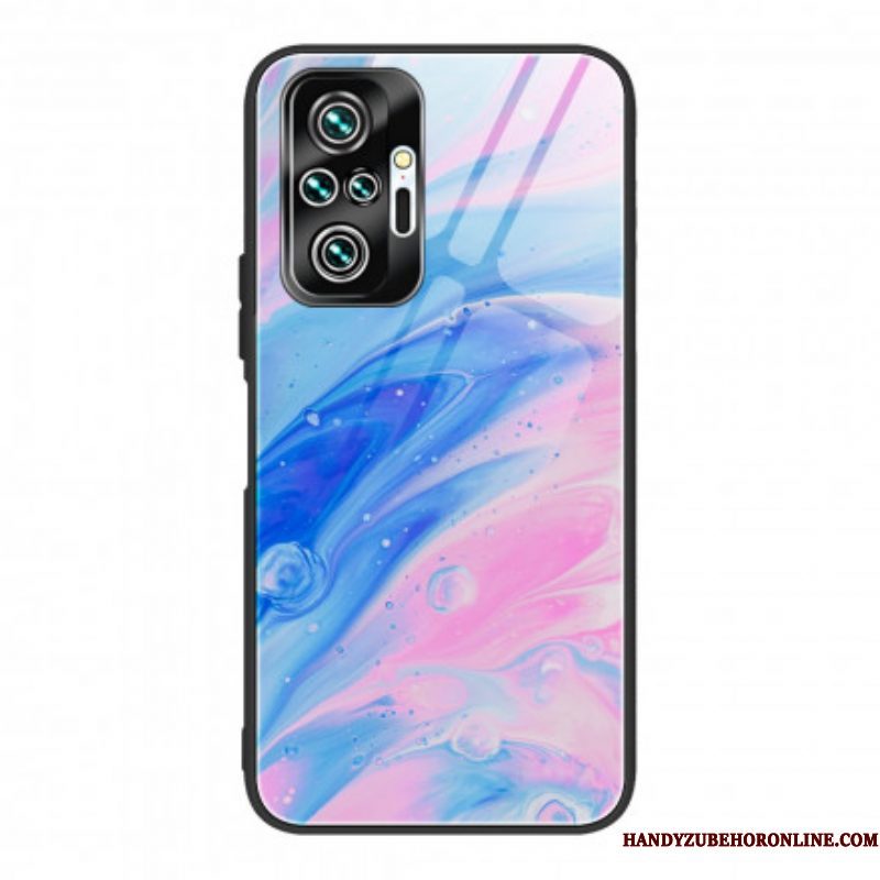 Hoesje voor Xiaomi Redmi Note 10 Pro Designkleuren Gehard Glas