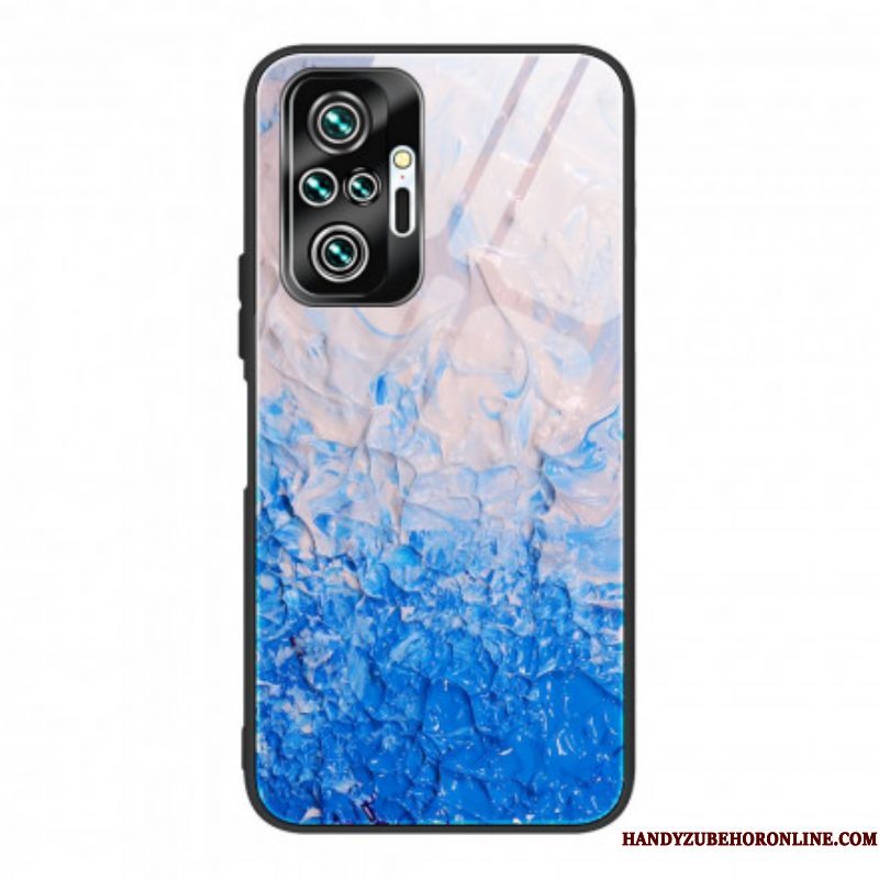 Hoesje voor Xiaomi Redmi Note 10 Pro Designkleuren Gehard Glas