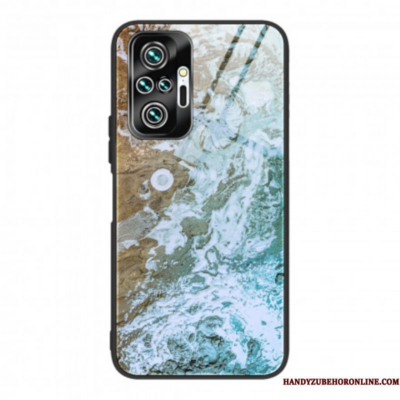 Hoesje voor Xiaomi Redmi Note 10 Pro Designkleuren Gehard Glas