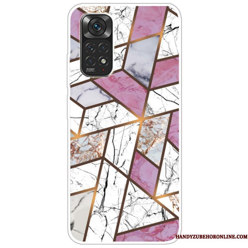 Hoesje voor Xiaomi Redmi Note 11 / 11S Marmeren Geometrie