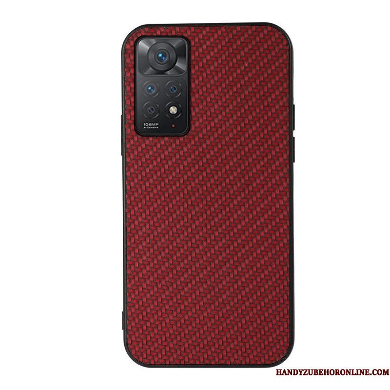 Hoesje voor Xiaomi Redmi Note 11 Pro / 11 Pro 5G Koolstofvezel