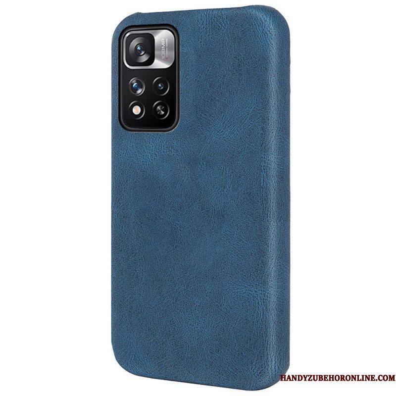 Hoesje voor Xiaomi Redmi Note 11 Pro Plus 5G Designer Leereffect