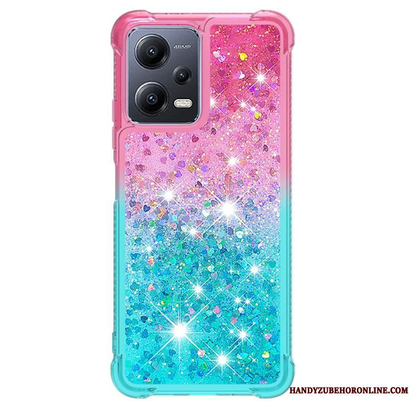 Hoesje voor Xiaomi Redmi Note 12 5G Kleur Pailletten