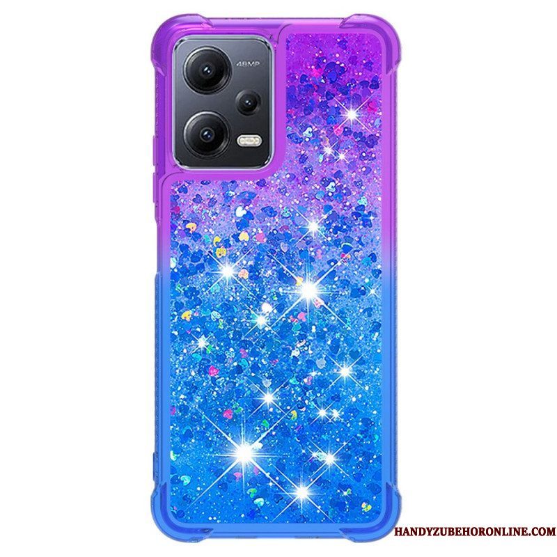 Hoesje voor Xiaomi Redmi Note 12 5G Kleur Pailletten