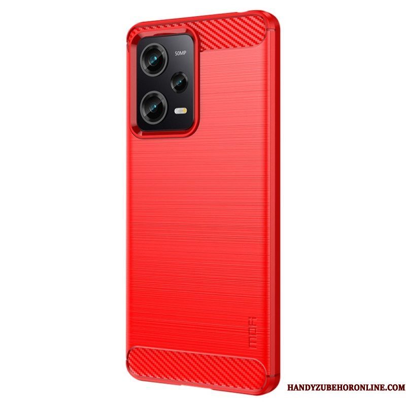 Hoesje voor Xiaomi Redmi Note 12 Pro Mofi Geborsteld Koolstofvezel