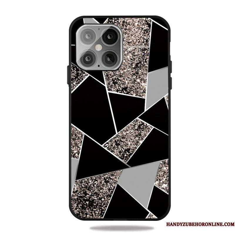 Hoesje voor iPhone 13 Pro Marmeren Geometrie