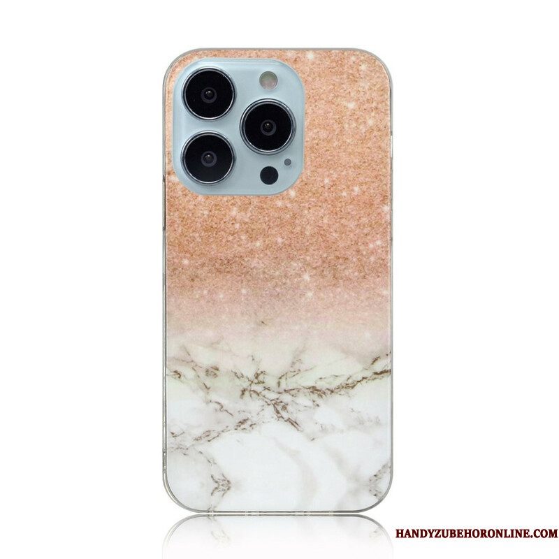 Hoesje voor iPhone 13 Pro Vereenvoudigd Marmer