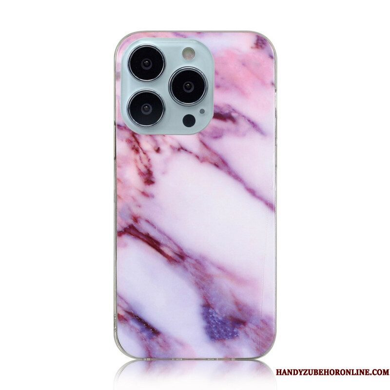 Hoesje voor iPhone 13 Pro Vereenvoudigd Marmer