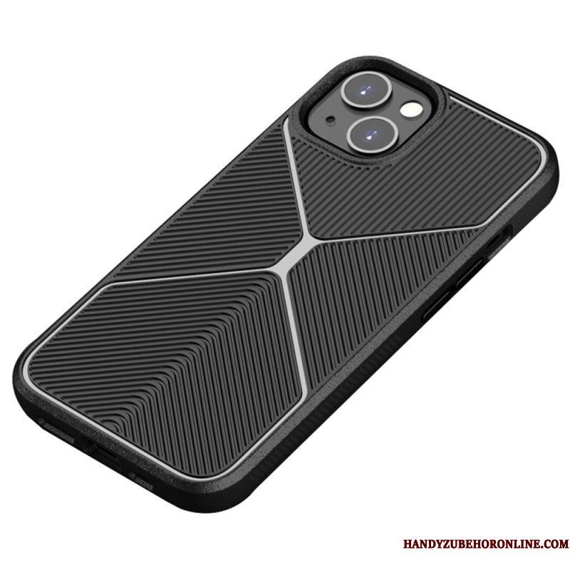 Hoesje voor iPhone 14 Antislip X-ontwerp