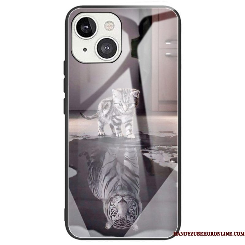 Hoesje voor iPhone 14 Kittendroom Van Gehard Glas