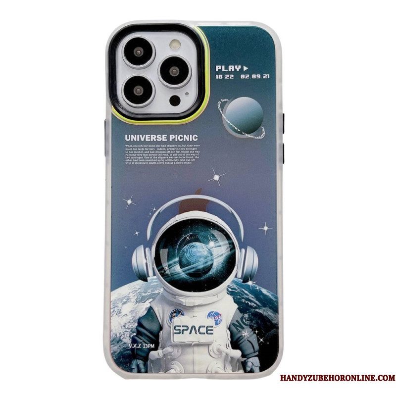 Hoesje voor iPhone 14 Pro Ruimte Man