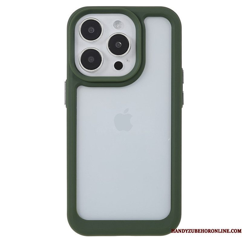 Hoesje voor iPhone 14 Pro Siliconen Randen