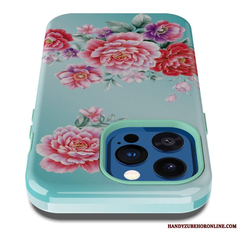 Hoesje voor iPhone 14 Pro Vintage Bloemen