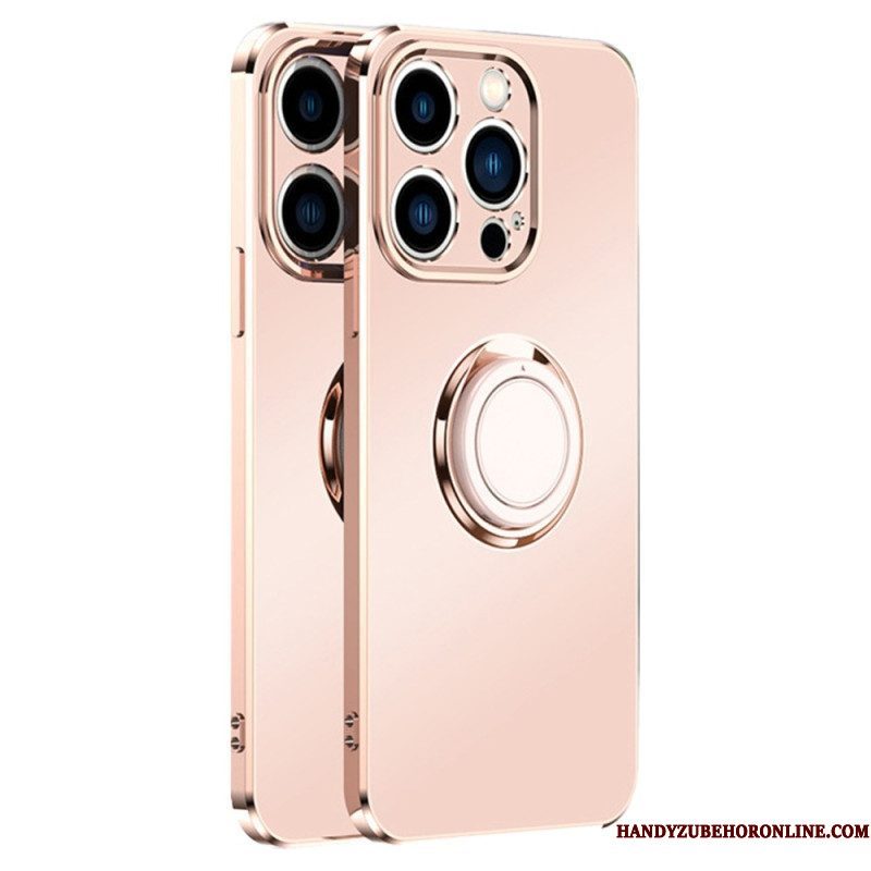 Hoesje voor iPhone 14 Stijl Metalen Ringbeugel