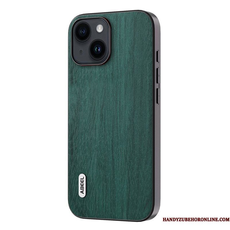 Hoesje voor iPhone 15 Plus Stijlvol Abeel-hout