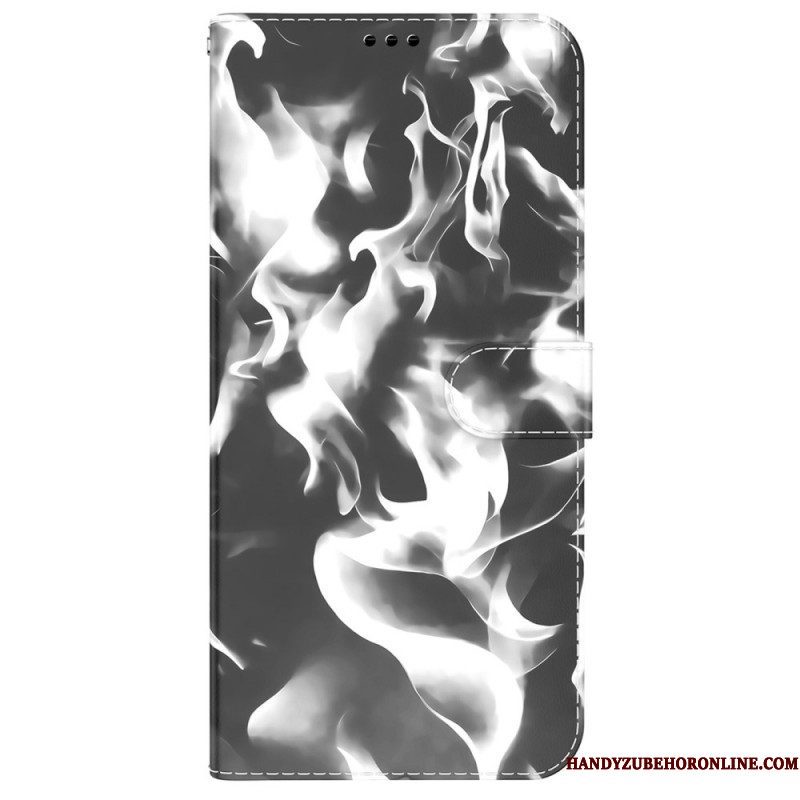 Leren Hoesje voor Moto G51 5G Abstract Patroon