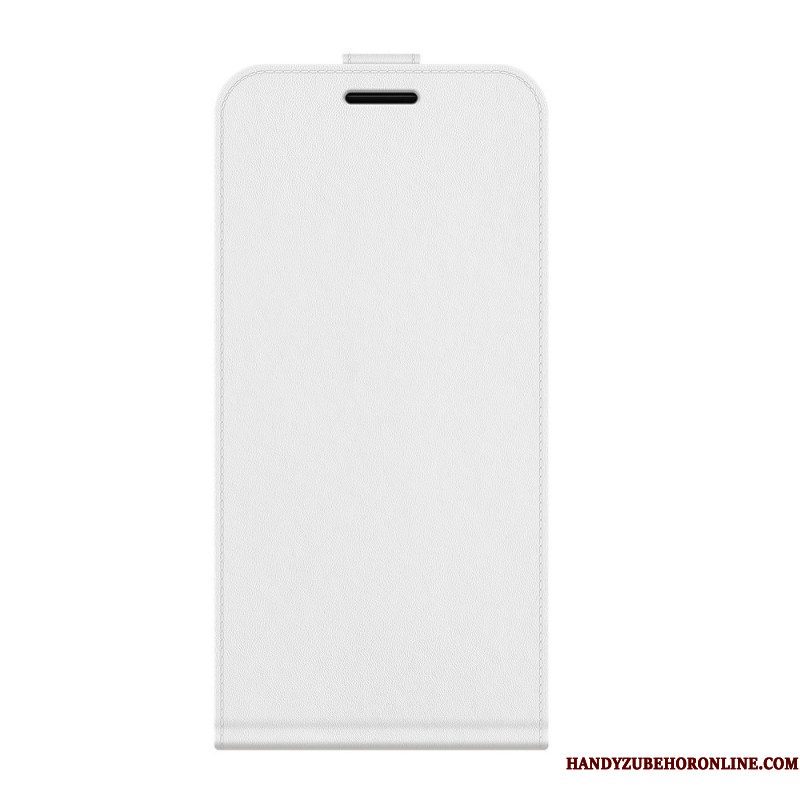 Leren Hoesje voor Motorola Edge 20 Pro Folio-hoesje Verticale Flap Leer Effect