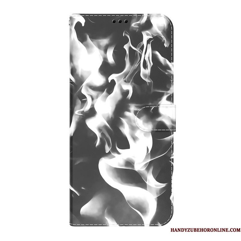 Leren Hoesje voor Samsung Galaxy S22 Plus 5G Abstract Patroon