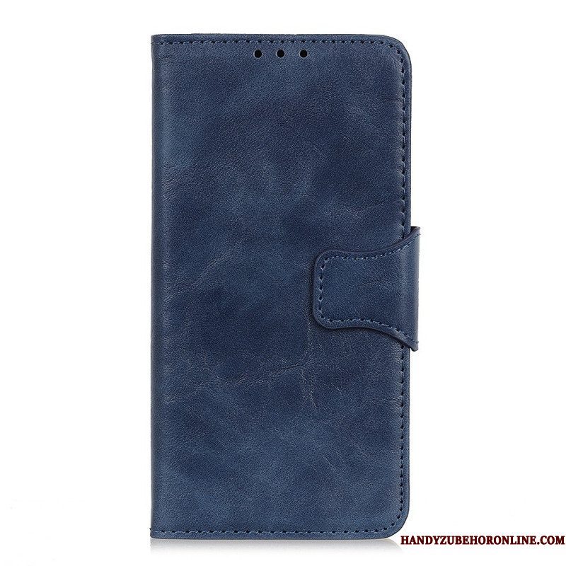 Leren Hoesje voor Sony Xperia 10 IV Gespleten Lederen Vintage Sluiting