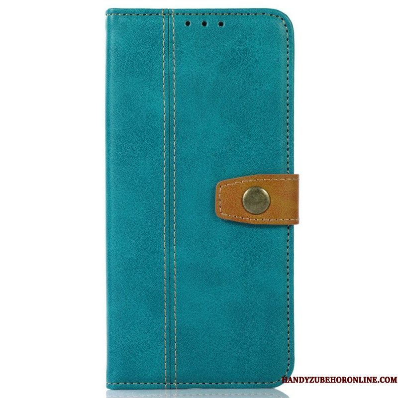 Leren Hoesje voor Xiaomi 13 Geweven Band