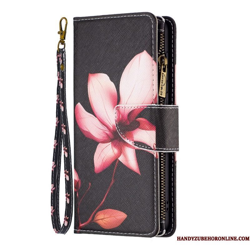 Leren Hoesje voor Xiaomi 13 Lite Portemonnee Leren Bloemen Portemonnee