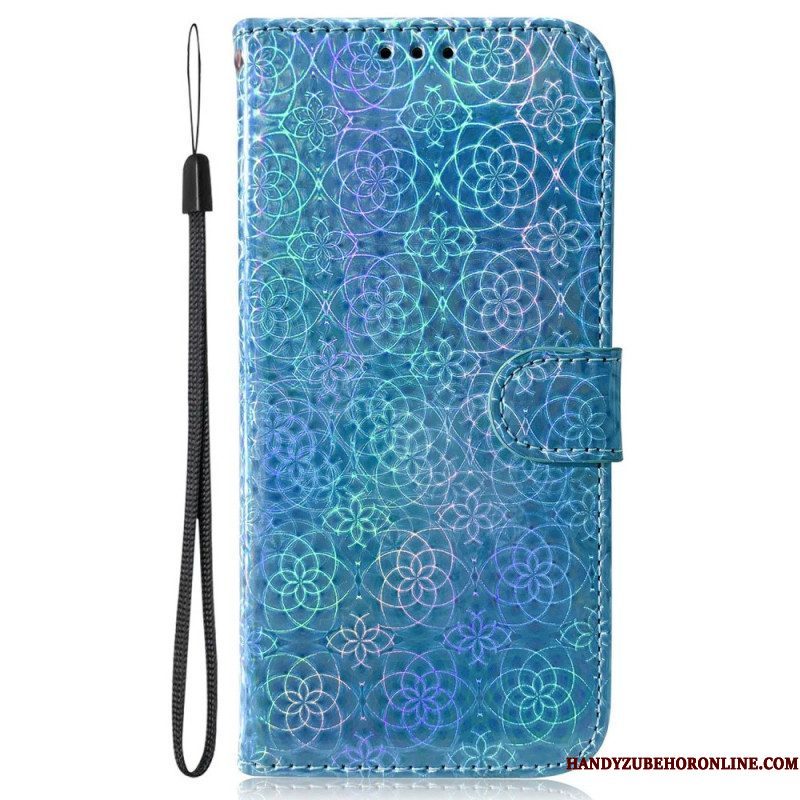 Leren Hoesje voor Xiaomi 13 Pro Met Ketting Strappy Disco-stijl