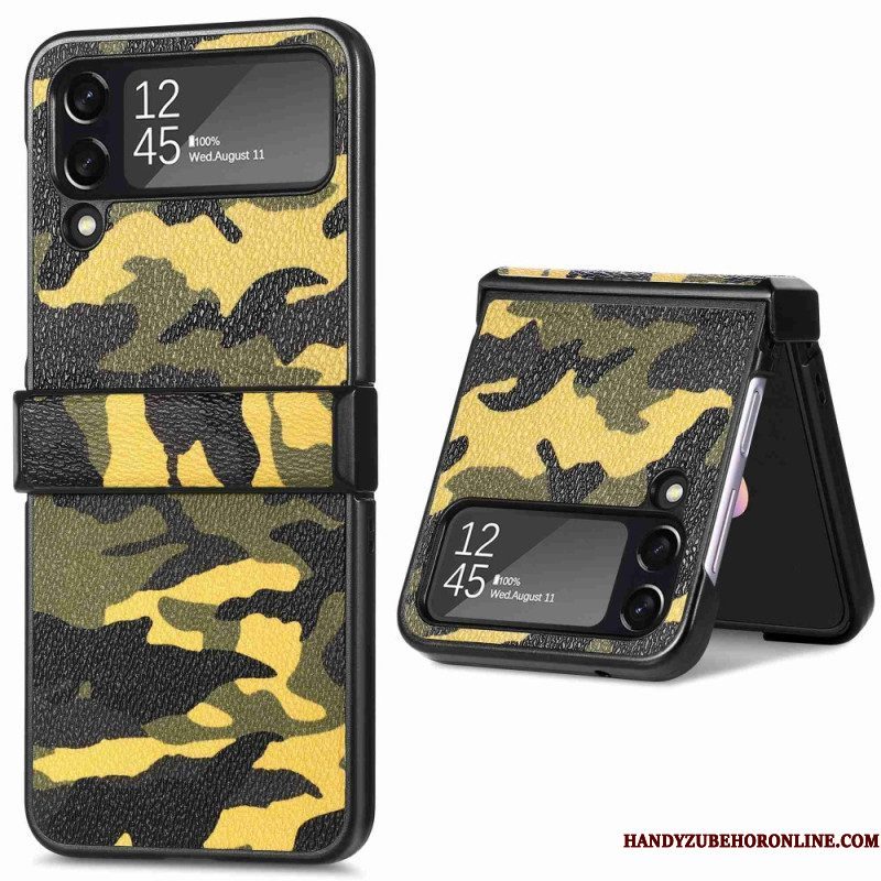 Telefoonhoesje voor Samsung Galaxy Z Flip 4 Folio-hoesje Militaire Camouflage