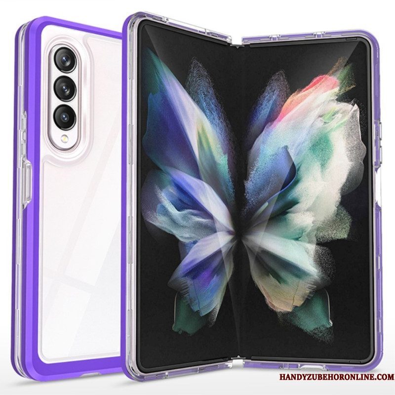 Telefoonhoesje voor Samsung Galaxy Z Fold 4 Transparante Sportkleding