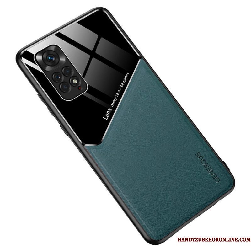 Telefoonhoesje voor Xiaomi Redmi Note 11 / 11S Magnetisch Leereffect