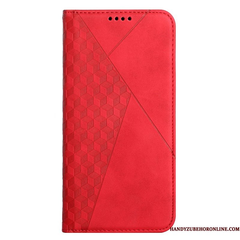 Bescherming Hoesje voor Samsung Galaxy S22 5G Folio-hoesje Leerstijl Met Diamanttextuur