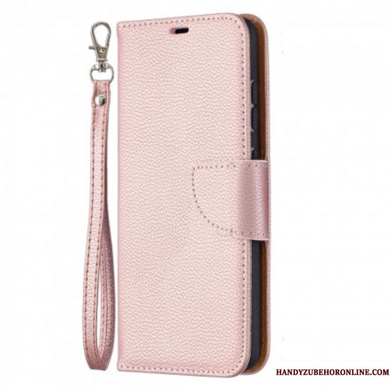 Folio-hoesje voor Samsung Galaxy A52 4G / A52 5G / A52s 5G Flip Case Lychee Rabat Schuin