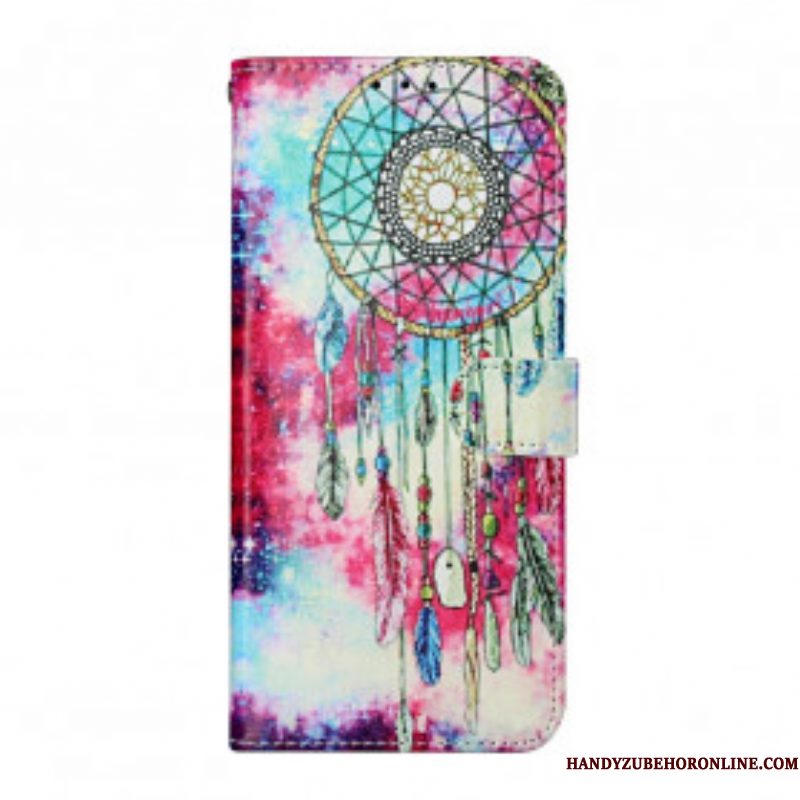 Folio-hoesje voor Samsung Galaxy S21 Ultra 5G De Dreamcatcher-stijl