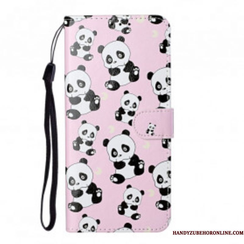 Folio-hoesje voor Samsung Galaxy S21 Ultra 5G Welke Panda's