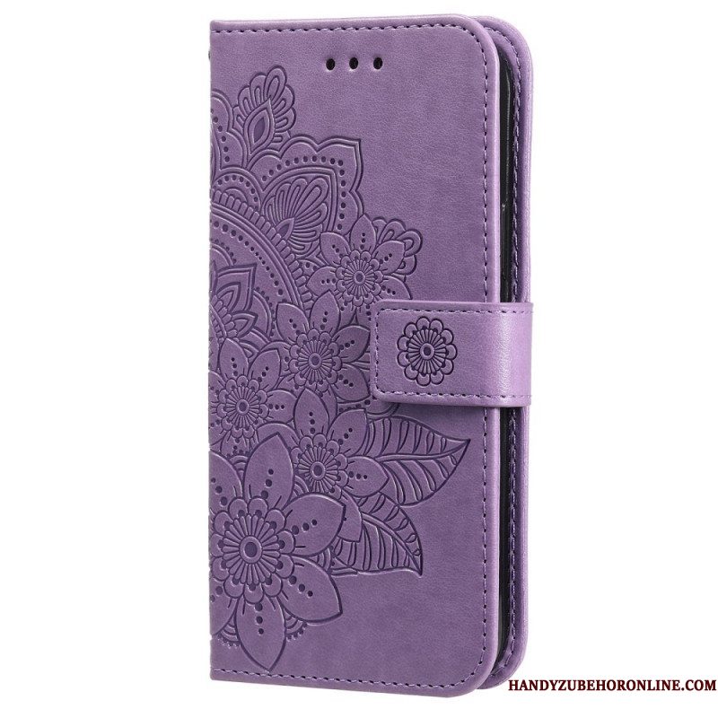 Folio-hoesje voor Samsung Galaxy S22 5G Bloemmandala