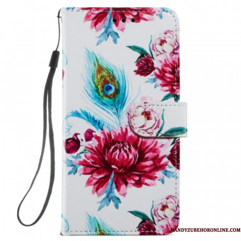 Folio-hoesje voor Samsung Galaxy S22 5G Intense Bloemen