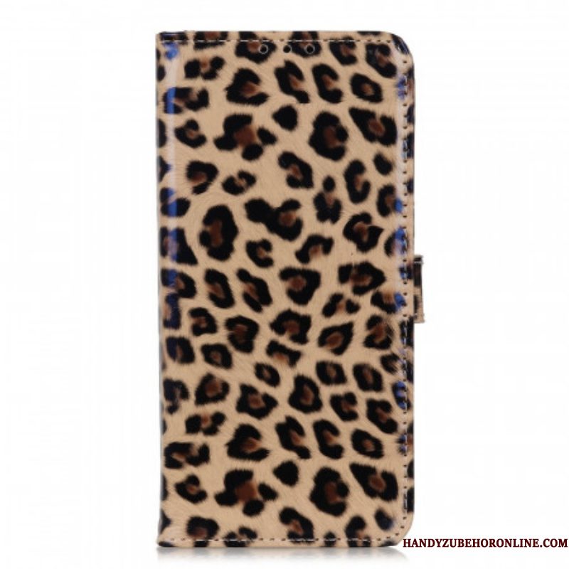 Folio-hoesje voor Samsung Galaxy S22 5G Luipaard