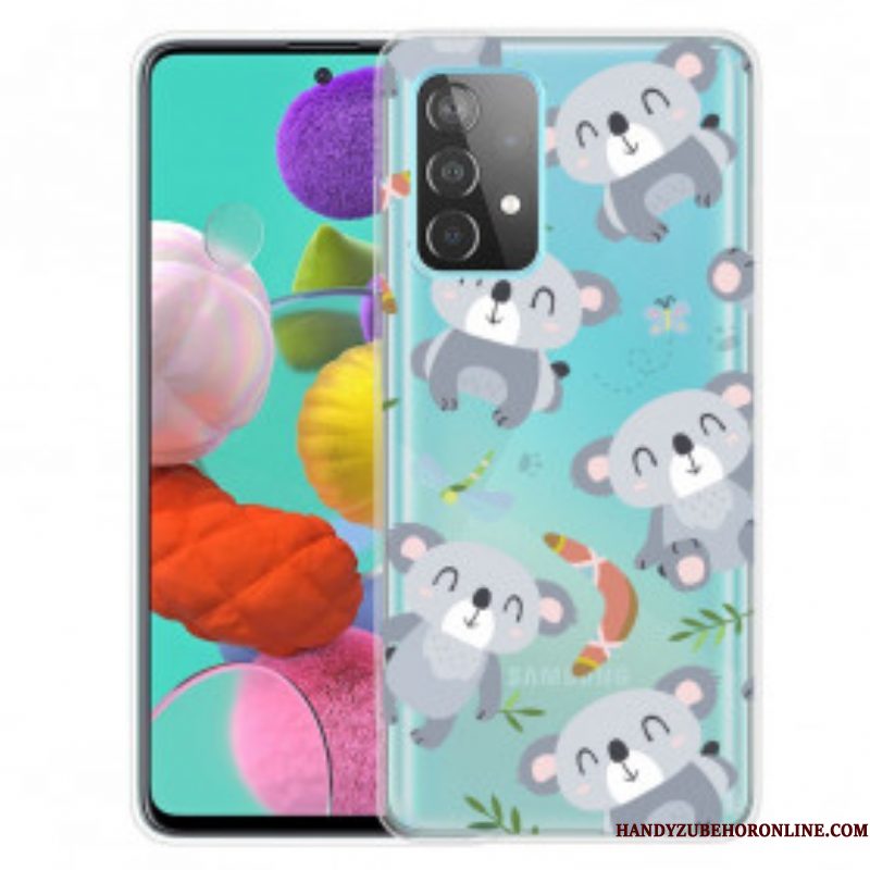 Hoesje voor Samsung Galaxy A52 4G / A52 5G / A52s 5G Leuke Koala's