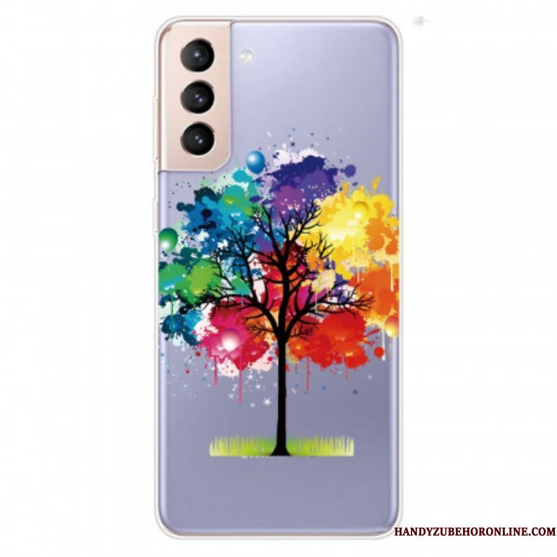 Hoesje voor Samsung Galaxy S22 5G Aquarel Boom