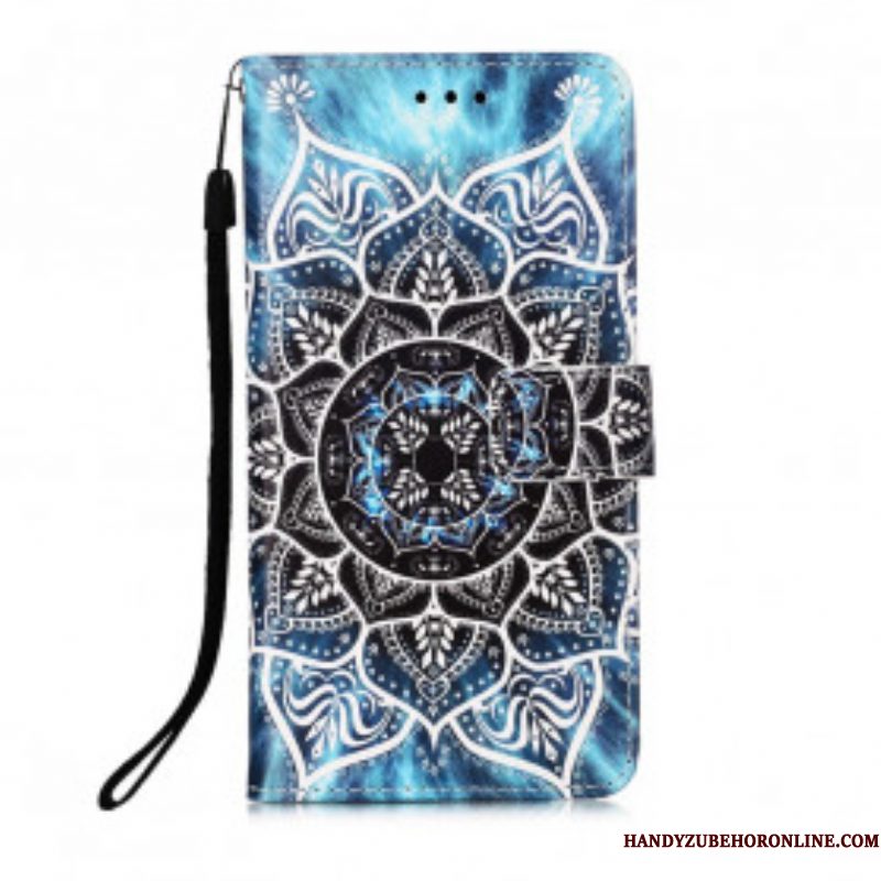 Leren Hoesje voor Samsung Galaxy A52 4G / A52 5G / A52s 5G Mandala In De Lucht